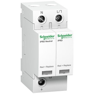Купить Ограничитель перенапряжения (УЗИП) T3 iPRD8 8kA 350В 1П+N Schneider Electric c сигнальным контактом