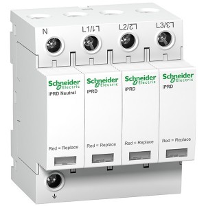 Ограничитель перенапряжения (УЗИП) T3 iPRD8 8kA 350В 3П+N Schneider Electric c сигнальным контактом