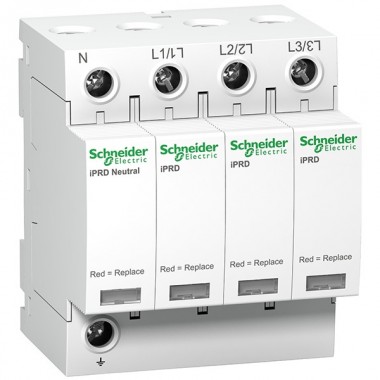 Отзывы Ограничитель перенапряжения (УЗИП) T3 iPRD8 8kA 350В 3П+N Schneider Electric c сигнальным контактом