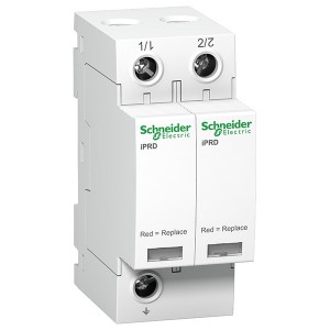 Купить Ограничитель перенапряжения (УЗИП) T2 iPRD40r 40kA 350В 2П Schneider Electric сигнальный контакт