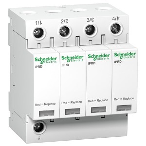Обзор Ограничитель перенапряжения (УЗИП) T2 iPRD40r 40kA 350В 4П Schneider Electric сигнальный контакт