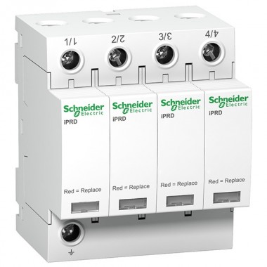 Купить Ограничитель перенапряжения (УЗИП) T2 iPRD65r 65kA 350В 4П Schneider Electric сигнальный контакт