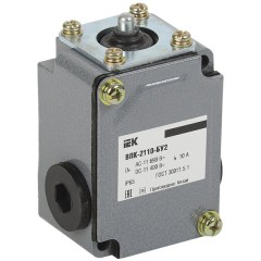 Выключатель концевой ВПК-2110-БУ2, с толкателем  1НЗ+1НР, IP65, IEK