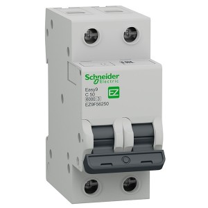 Купить Автоматический выключатель Schneider Electric EASY 9 2П 50А С 6кА 230В (автомат)
