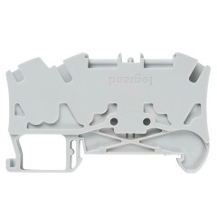 Пружинная клемма Viking 3 Legrand однополюсная  4 проводника 4мм шаг 6мм серый