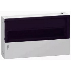 Бокс навесной Schneider Electric Mini Pragma 18 модулей с прозрачной дверью 2 шины N и PE