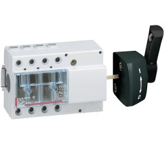 Выключатель-разъединитель Legrand Vistop 63A 3 полюса черная рукоятка сбоку 7 модуля