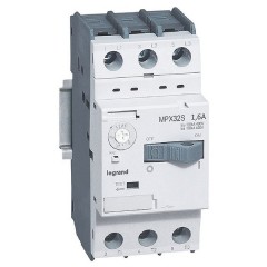 Автоматический выключатель для защиты электродвигателей Legrand MPXз T32S 1,6A 100kA (автомат)