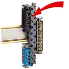 Универсальное основание колодок Legrand для установки клеммных колодок любого типа