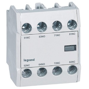 Фронтальные вспомогательные контакты Legrand 1НО3НЗ 16А для CTXз 3Р 9-150А и 4Р 40-135А
