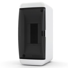 Щит навесной Tekfor 2 (1x2) модуля IP41 прозрачная черная дверца UNK 40-02-2