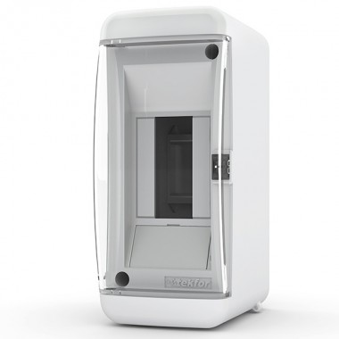 Купить Щит навесной Tekfor 2 (1x2) модуля IP41 прозрачная дверца UNC 40-02-2
