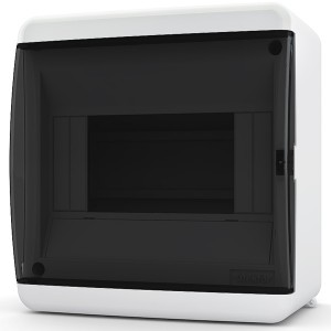Щит навесной Tekfor 6 (1x6) модулей IP41 прозрачная черная дверца UNK 40-06-2