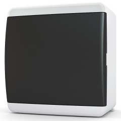 Щит навесной Tekfor 6 (1x6) модулей IP41 непрозрачная черная дверца UNB 40-06-2