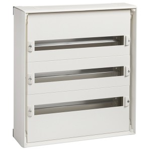 Навесной комплектный шкаф (без двери) Prisma Schneider Electric 630x555x157мм 3x24 модуля (RAL 9001)