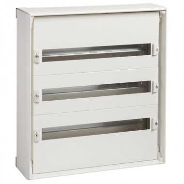 Купить Навесной комплектный шкаф (без двери) Prisma Schneider Electric 630x555x157мм 3x24 модуля (RAL 9001)