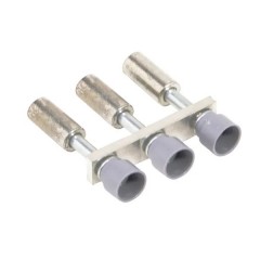 Перемычка TE-Entrelec (ABB) шаг 10мм 3 полюса 57А для M10/10 BJMI10-3