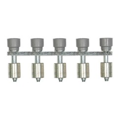 Перемычка TE-Entrelec (ABB) шаг 12мм 5 полюсов 76А для M16/12 BJMI12-5