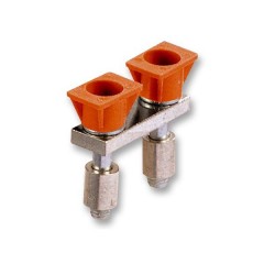 Перемычка TE-Entrelec (ABB) шаг 16мм 2 полюса 125А (для М35/16,ZS35 и т.д.) JB16-2