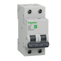 Автоматический выключатель Schneider Electric EASY 9 2П 50А D 6кА 230В (автомат)