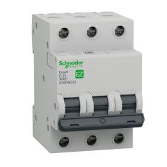 Автоматический выключатель Schneider Electric EASY 9 3П 25А D 6кА 400В (автомат)