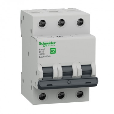 Отзывы Автоматический выключатель Schneider Electric EASY 9 3П 40А D 6кА 400В (автомат)