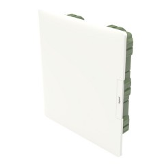 Распределительный щиток Legrand Practibox3 в нишу на 2x12 модулей с клеммником PE, белая дверь