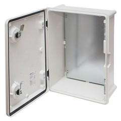 Щит антивандальный ЩПМП-1-1 GRP IP65 IK10  -50С/+70С навесной с монтажной панелью, (400х300х170) TDM