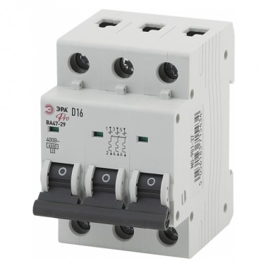 Отзывы Автоматический выключатель ВА47-29 3Р 50А 4,5кА характеристика D ЭРА Pro (NO-901-42) (автомат)
