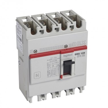 Отзывы Автоматический выключатель в литом корпусе DRX125 термомагнитный фиксированный 4P 75А 20kA (автомат)