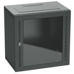 Шкаф телекоммуникационный навесной DKC 16U (800х600х650) дверь стекло, RAL9005