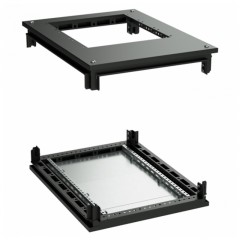 Крыша с фланцем и основание для IT корпусов CQE 800 x 1000 RAL9005 черная