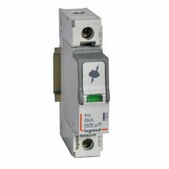 Разрядник Legrand 1-полюсный тип Т1+Т2 Imax 8 кА 320В 1 модуль