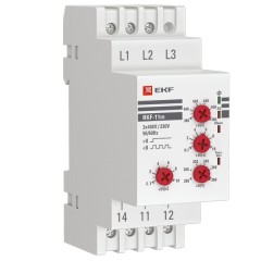 Реле контроля фаз RKF-11m 1НО/НЗ 280-480В 50/60Гц EKF PROxima