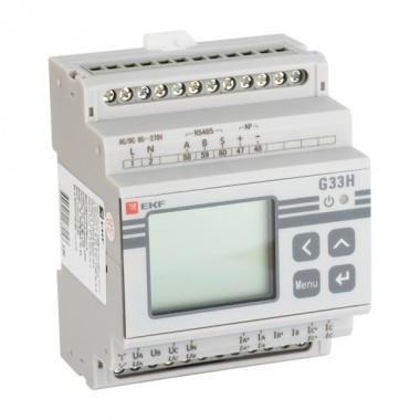 Отзывы Многофункциональный измерительный прибор G33H с жидкокристалическим дисплеем на DIN-рейку EKF