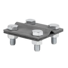 Зажим универсальный полоса 40 - прут 10 (пластина 70x70мм) HZ EKF PROxima