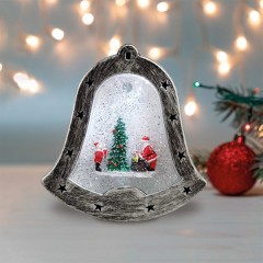 Декоративный светильник «Колокольчик» с эффектом снегопада rechin