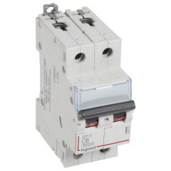 Автоматический выключатель Legrand DX3-E C6 2П 6000/6kA (автомат)