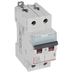 Автоматический выключатель Legrand DX3-E C16 2П 6000/6kA (автомат)