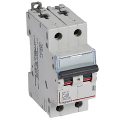 Автоматический выключатель Legrand DX3-E C40 2П 6000/6kA (автомат)