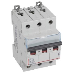 Автоматический выключатель Legrand DX3-E C10 3П 6000/6kA (автомат)