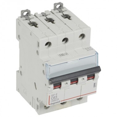 Купить Автоматический выключатель Legrand DX3-E C63 3П 6000/6kA (автомат)