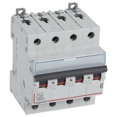 Автоматический выключатель Legrand DX3-E C20 4П 6000/6kA (автомат)