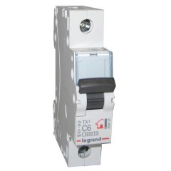 Автоматический выключатель Legrand TX3 C6A 1П 6kA (автомат)