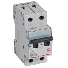 Автоматический выключатель Legrand TX3 C6A 2П 6kA (автомат)