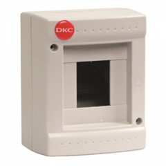 Щиток накладной DKC серый без двери 4 модуля IP40