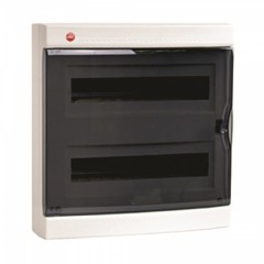 Щиток настенный DKC на 36м (2х18) IP41 белый с прозрачной дверц с усиленным клеммным блоком(2х87312)