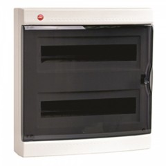 Щиток настенный DKC на 36м (2х12) IP41 белый с прозрачной дверц с клеммным блоком (2х87512)