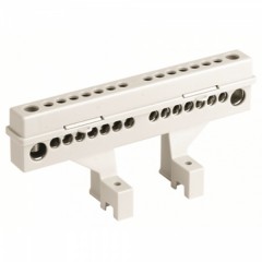 Клеммный блок DKC для шкафов на 8 модулей 63А N+PE 2х8 отвестий в комплекте с крепежом