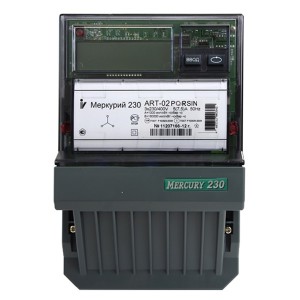 Электросчетчик Меркурий-230 ART-02PQRSIN 10-100А 220/380В многотарифный IrDA, RS-485 ЖКИ